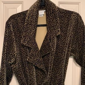 Garnet Hill 100% Cotton velveteen bathrobe